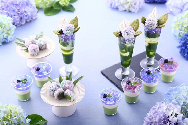 吃一口就變小仙女 京都名店 伊藤久右衛門 限時推出紫陽花聖代 各式仙氣餐點要吃要快 Marie Claire 美麗佳人
