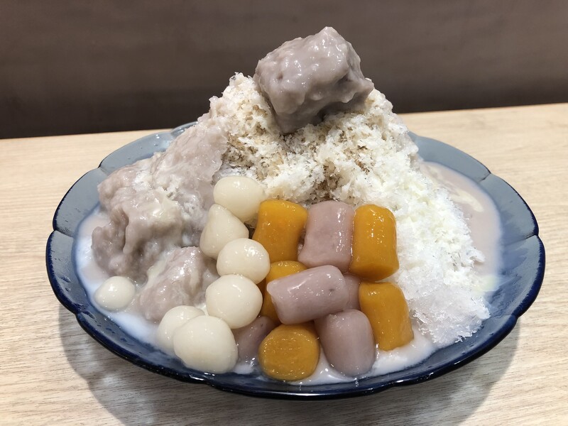 乳香雙芋冰,售價110元