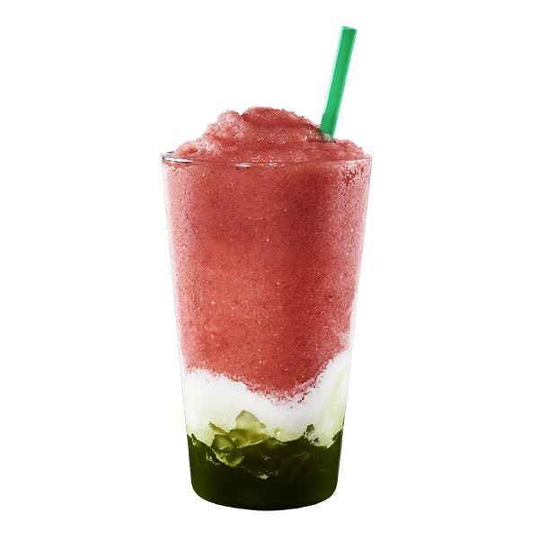 西瓜荔枝蘆薈星冰樂 Tall $150 Grande $170 Venti $190