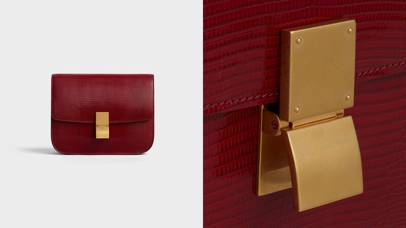 CELINE 蜥蜴皮Classic Bag,NT240,000