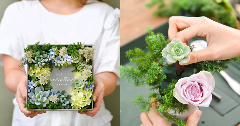 有肉推出中性色系的多肉花禮盒迎接最有 植感 的情人節 Marie Claire 美麗佳人