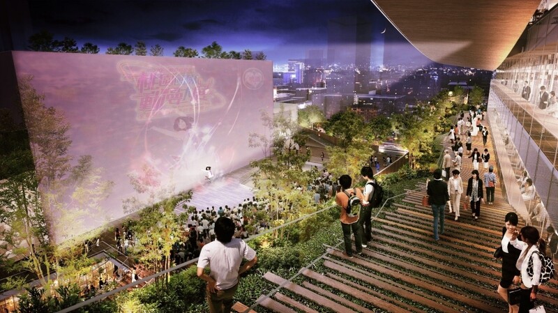 2樓戶外劇場模擬圖