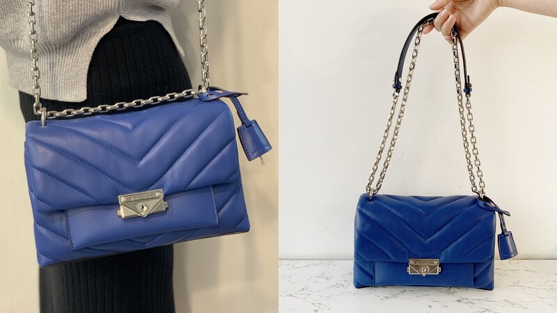 Michael Kors CECE 藍色鍊帶包,NT19,400