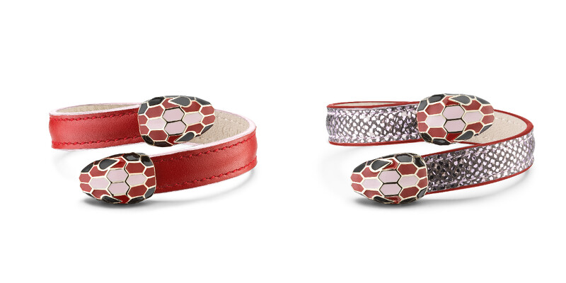 Serpenti Forever情人節限定雙頭蛇手環,NT$12900~15500