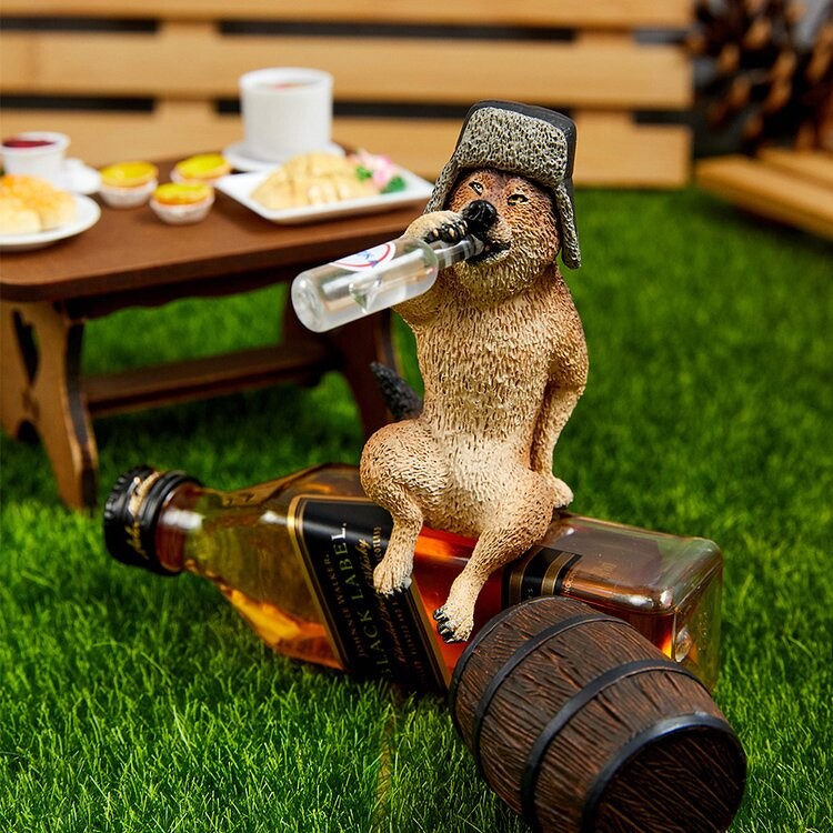 不醉不歸 Animal Life推 買醉人生 動物公仔 微醺熊貓與巴哥從伏特加喝到紹興酒 Marie Claire 美麗佳人