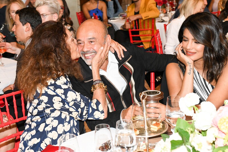 與Louboutin交情深厚的設計師Diane von Furstenberg