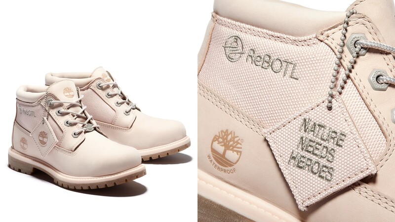 Timberland默默再上架櫻花粉拼接短靴 還有愛心刺繡圖案的霧灰粉高筒靴 Marie Claire 美麗佳人