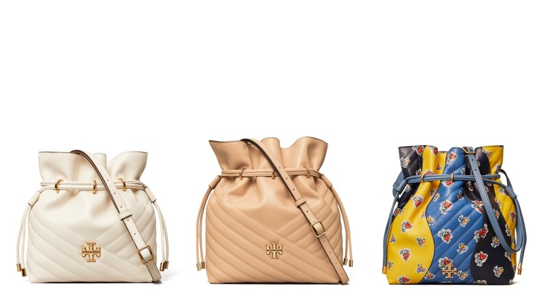 (左起)白 NT$18,900、奶茶 NT$23,900、小雛菊印花三色拼接 NT$29,900