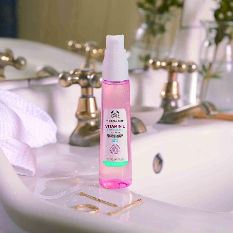 THE BODY SHOP維他命E保水噴霧 NT580元/57ml