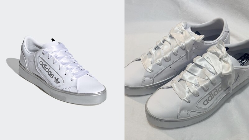 adidas Originals Sleek銀色球鞋,NT3,290