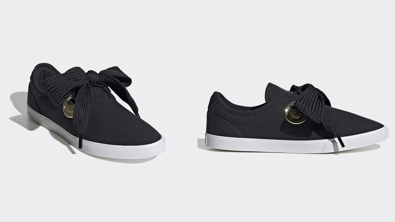 adidas Originals Sleek寬版鞋帶小黑鞋,NT2,690