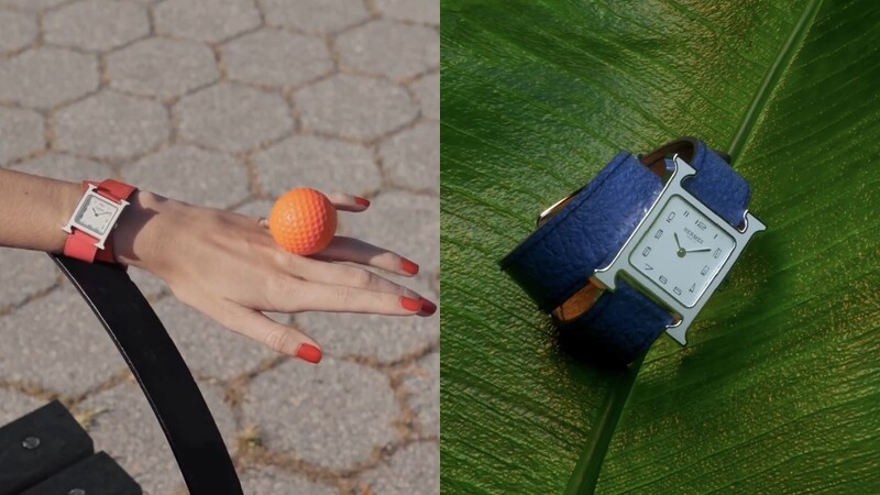 Hermès H Hour手錶系列雙圈錶帶，售價NT$97,000起