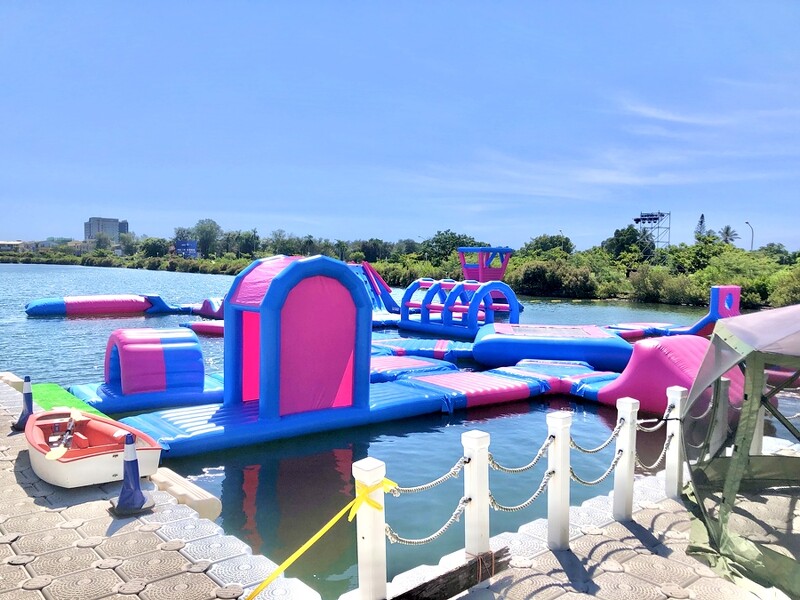 現場會有海上氣墊樂園 Photo/KKday