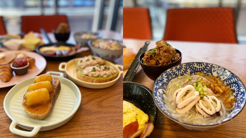 全日餐廳的早餐,也有了更多選擇!