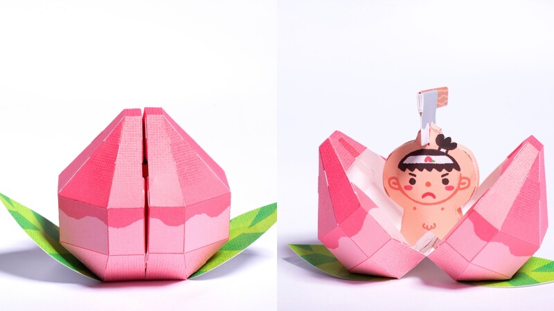 中村開己的紙玩具作品