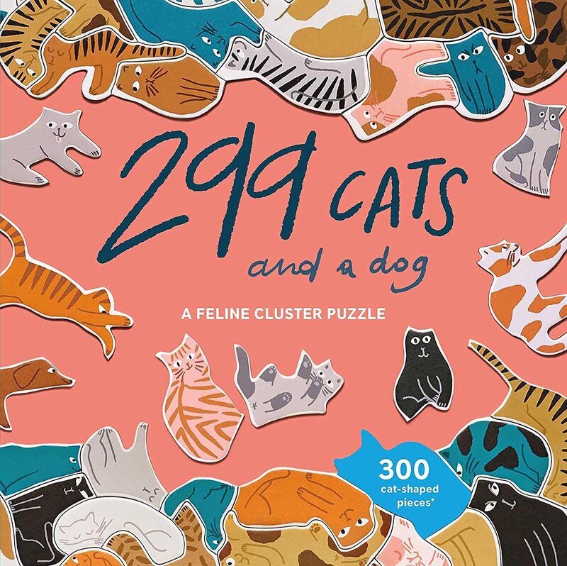 「299 Cats and a Dog」拼圖,定價935元|誠品禮物節