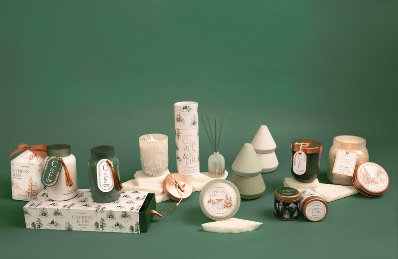 美國香氛品牌Paddywax「聖誕系列蠟燭」定價850-1620元|誠品禮物節