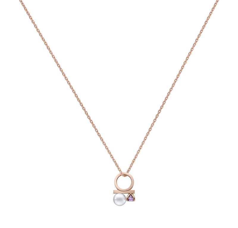 TASAKI”Petit” Balance Class Charm系列紫水晶項鍊