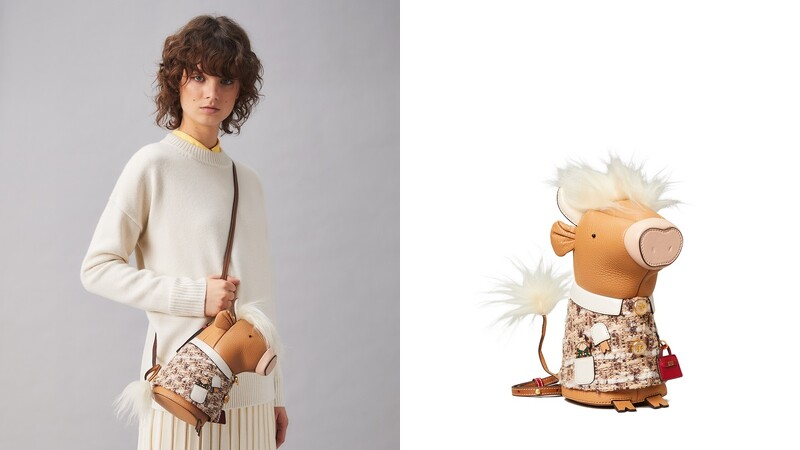 Tory Burch 牛年限定Ozzie奧斯立體玩偶型肩背包,NT21,900-2