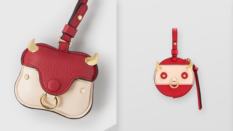 Chloé AirPods小牛收納吊飾,NT10,700 / Chloé小牛鑰匙環,NT11,500