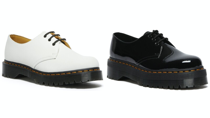 Dr. Martens低筒馬汀鞋推出進化版！時髦黑白色、兩倍厚底設計，嬌小 