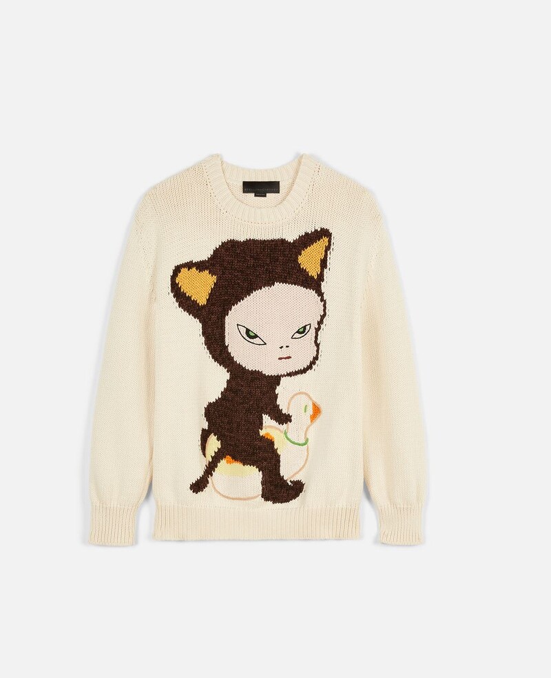 Stella McCartney X 奈良美智首度聯名打造服飾系列！超可愛插圖