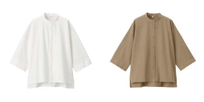 女有機棉緹花寬版襯衫(one size),售價NT$1,990