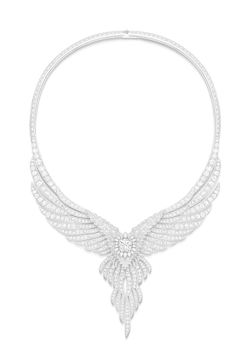 PIAGET Wings of Light系列頂級珠寶羽翼鑽石項鍊,建議售價NT$43,700,000_轉換式珠寶