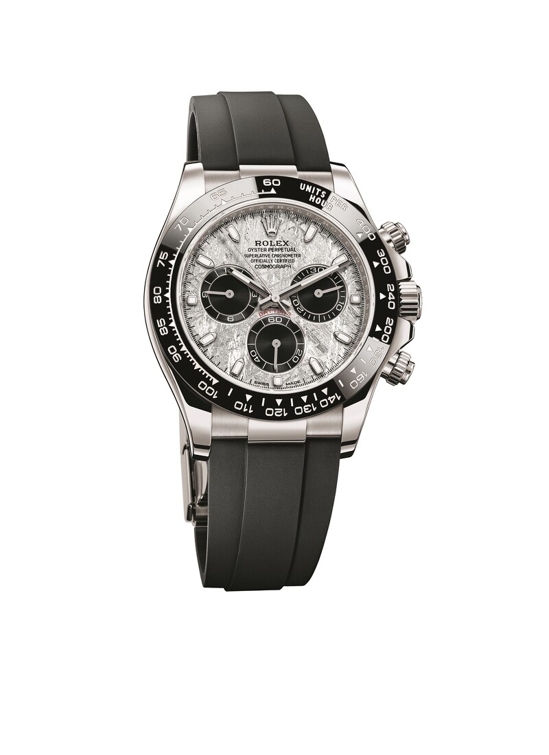 Cosmograph Daytona 18K白金 Oysterflex 錶帶 定價NT1,132,500