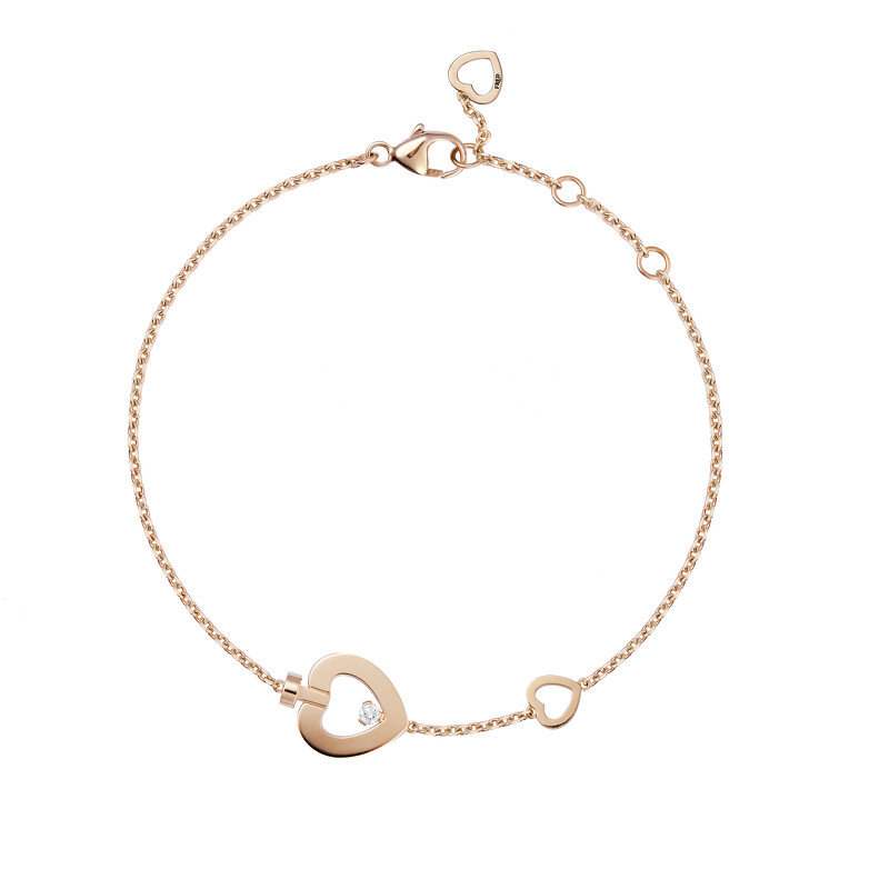 PRETTY WOMAN Fine Jewelry 18K玫瑰金鑽石迷你款手鍊NT$ 45,200
