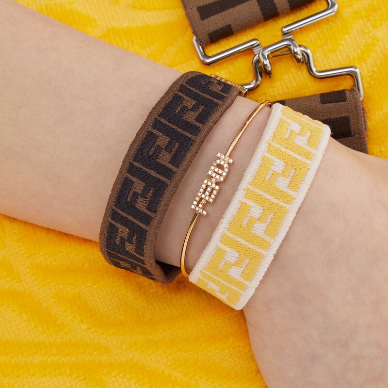 FENDI FF LOGO編織手環,NT14,500