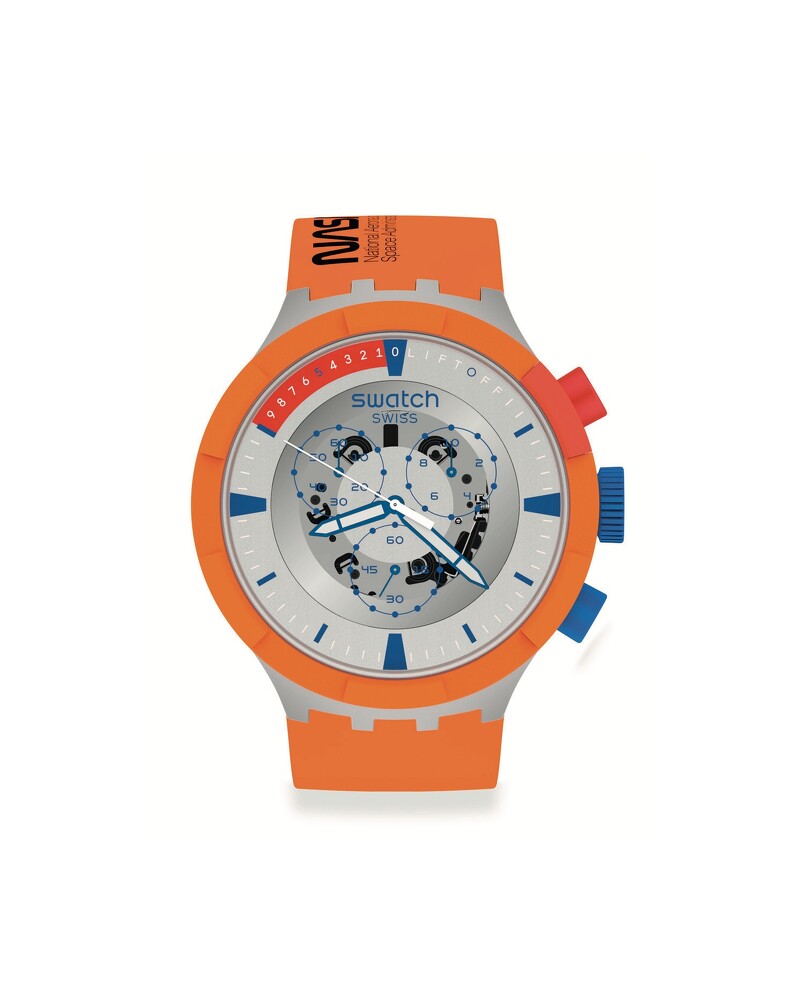 Swatch X NASA BIG BOLD系列LAUNCH橘色風暴,NT5,350