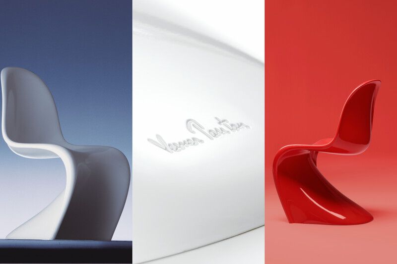 此為 Panton Chair Classic 藏家版,定價NT 47,000元,目前有紅、白、黑三色,材質為硬質聚氨酯泡沫塑料(Rigid polyurethane foam),並有高光亮面烤漆。