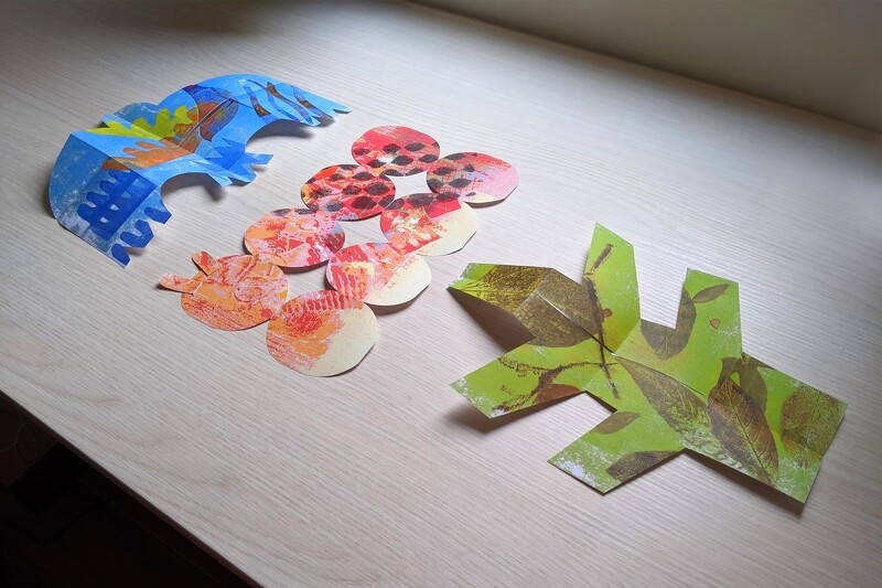 生態主題作品:食物鏈系列小誌。photo/RedLouise