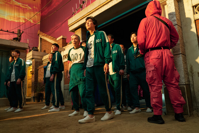 Netflix 19禁生存戰《魷魚遊戲》李政宰、朴海秀、孔劉廝殺