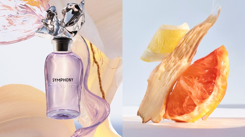 LV頂級香水Les Extraits系列的曲線瓶身+立體雕刻瓶蓋太吸睛