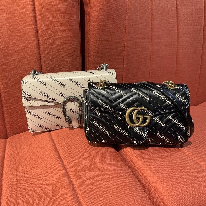 GG Marmont X Balenciaga小號肩背包,NT87,000