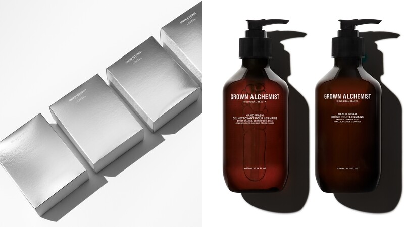 GROWN ALCHEMIST 2021聖誕系列限定手部保養組合(甜橙雪松手部清潔露300ml、經典護手霜300ml),NT1,600