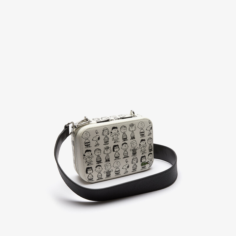 Lacoste X Peanuts白色寬背帶相機包,NT6,980