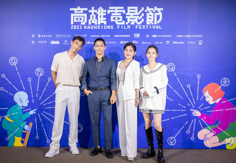 「K Series」短片集演員群,左起王可元、李淳、王彩樺、盧以恩