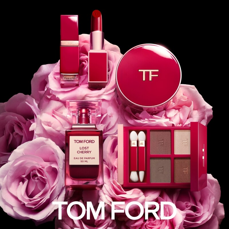Tom Ford 2021聖誕把酒釀櫻桃香水Lost Cherry變成彩妝，又純真又性感| Marie Claire 美麗佳人