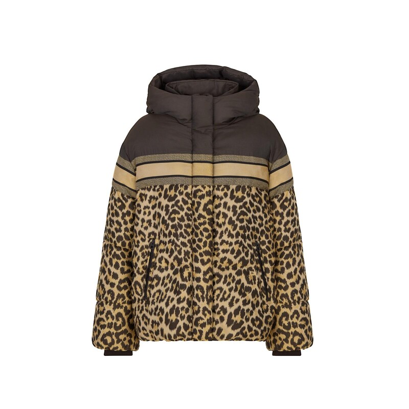 Dior 豹紋羽絨外套,NT170,000。