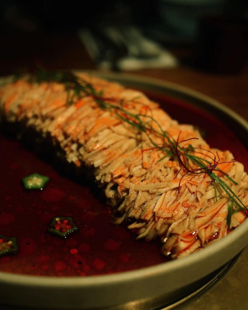 鮮露豆腐絲。