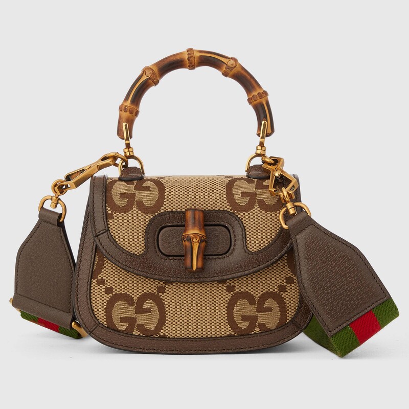 Gucci Maxi GG monogram迷你竹節包,NT74,800