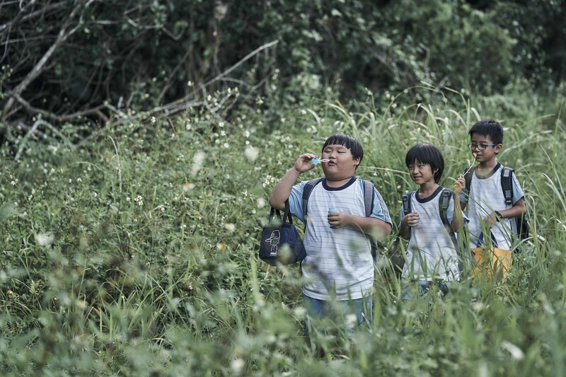 .電影《嗨!神獸》童趣可愛,片中三位小男孩白潤音、林佑銓、陳京甫組成「神獸boys」感情超好