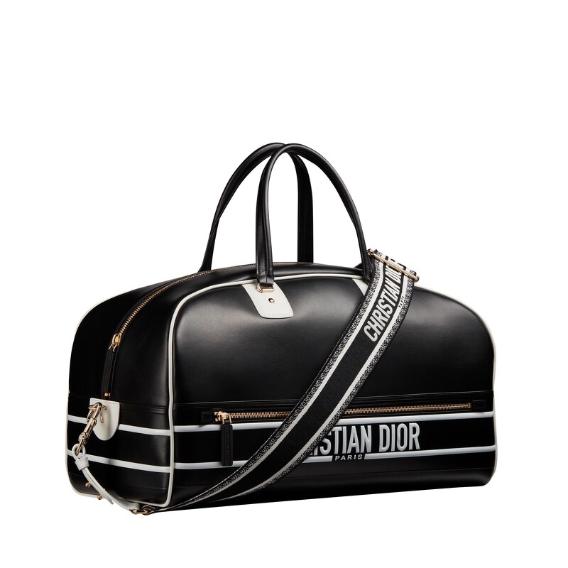 Dior Vibe Zip Bowling 黑色小牛皮大型提包,NT$190,000