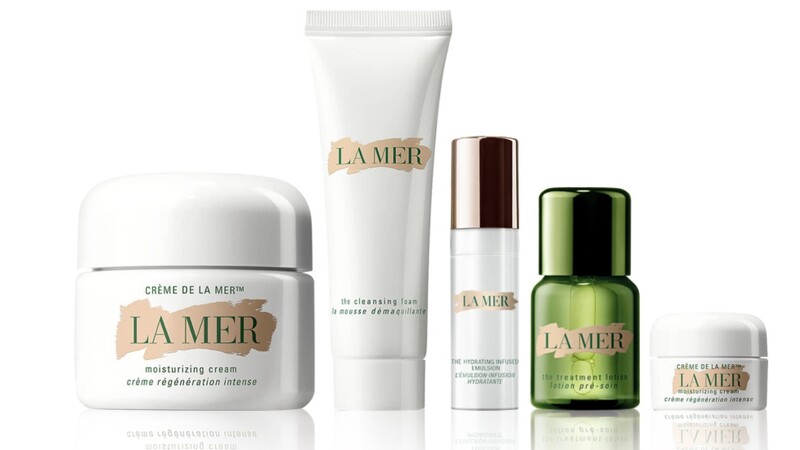 LA MER海洋拉娜遠東竹北店乳霜奇蹟入門組(乳霜30ml+淨瑩潔膚乳30ml+濃縮精華露15ml+乳霜3.5ml+高滲透自律修護乳5ml),NT6,800