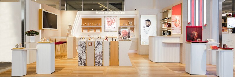 Maison Francis Kurkdjian(簡稱MFK)全球最新形象店首次登台,2022/1/22台中新光三越風光亮相。