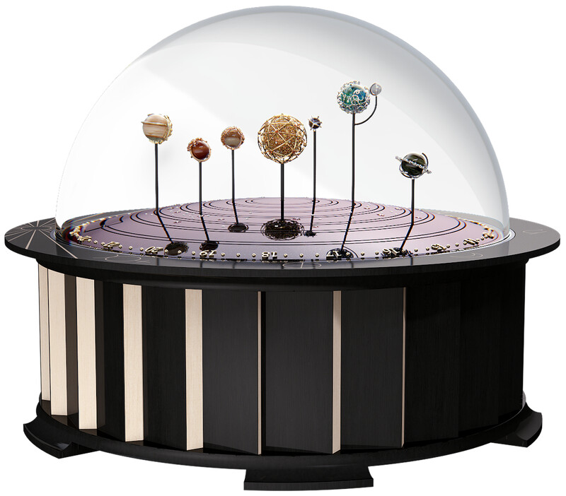 VCA梵克雅寶2022年度新錶:「Poetic Astronomy 詩意星象系列 Planétarium Automaton 自動機械裝置」