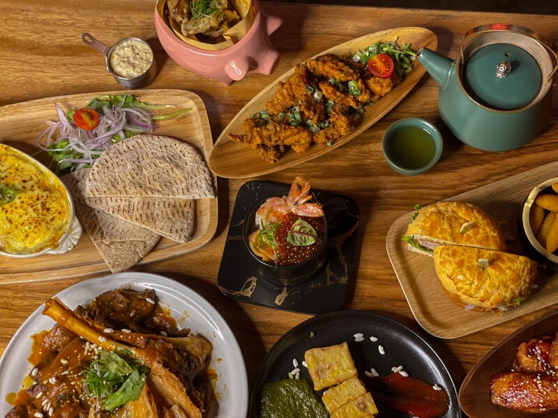 隱寺的菜色相當有創意,都是別處吃不到的料理。